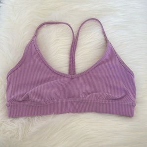 ALO Ribbed Blissful Bra